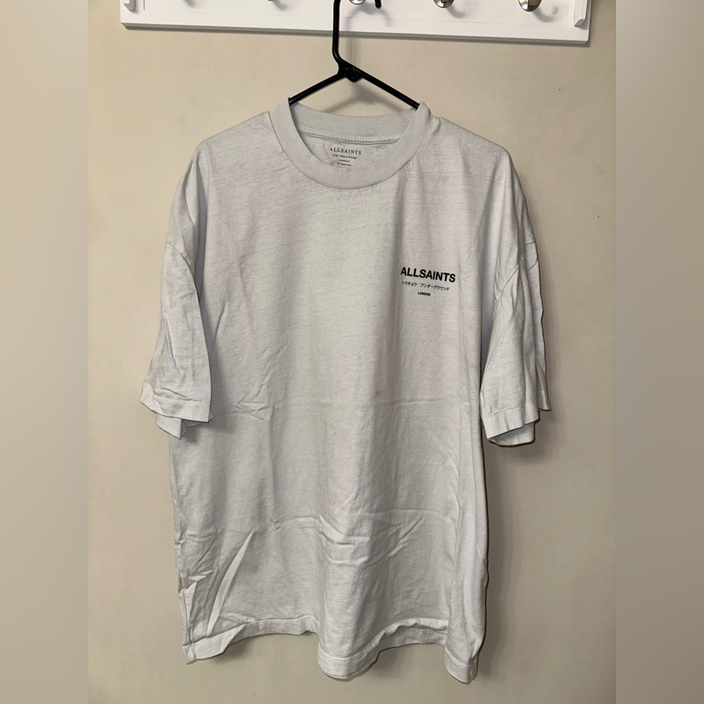 All Saints oversized White Tee